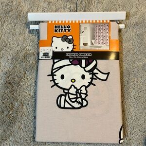 Hello Kitty Pumpkin Mummy Halloween Shower Curtain
